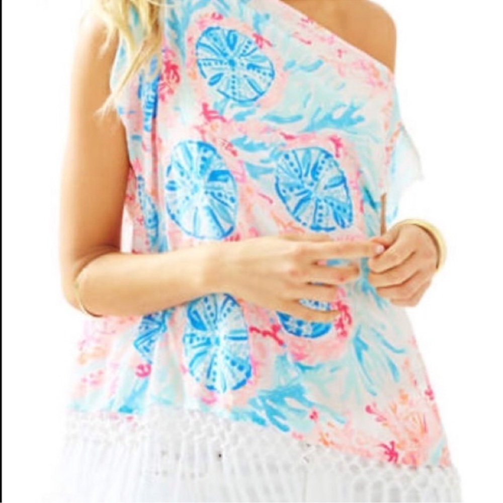 New with tags Lily Pulitzer Caftan Sole Seaurchin XS/S